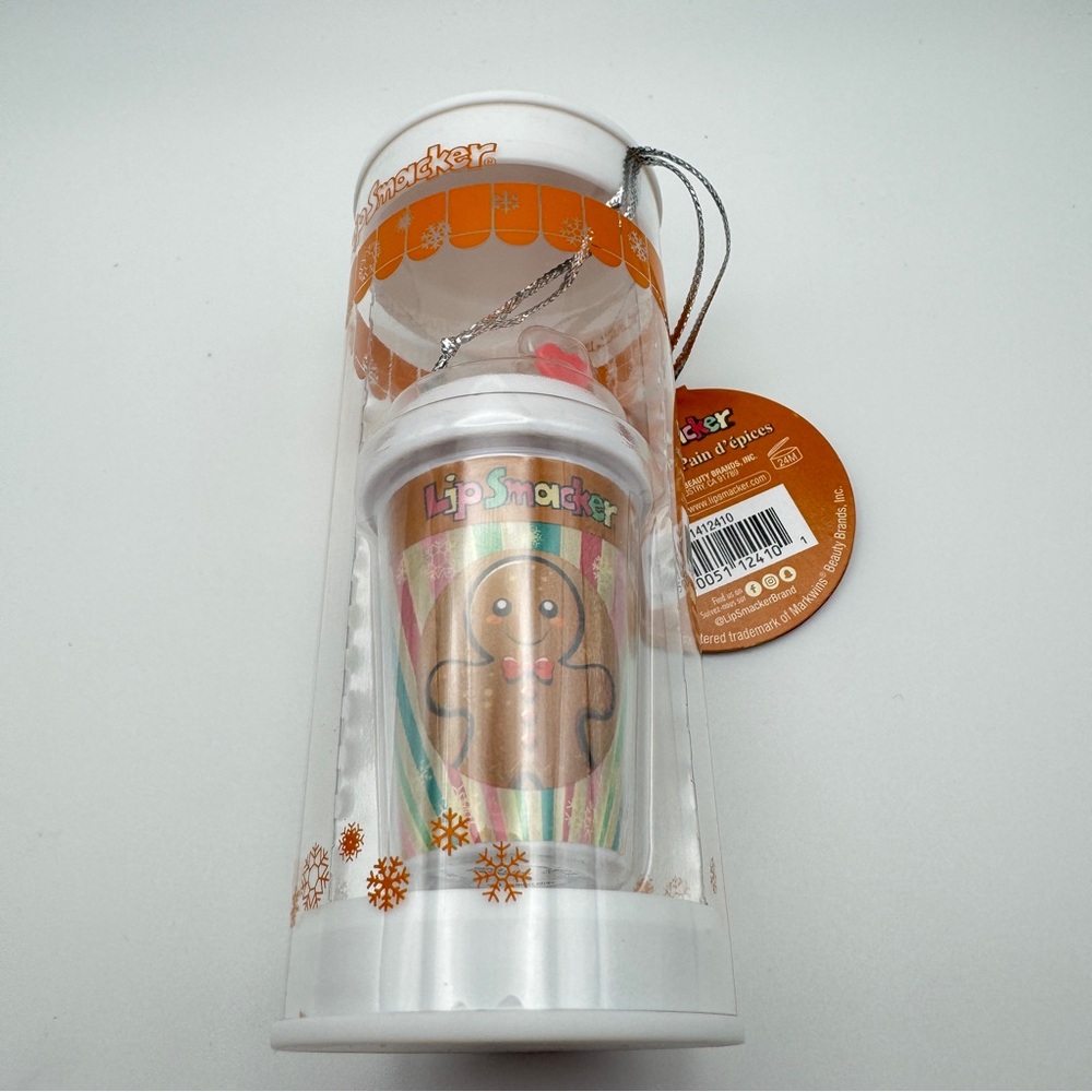 Gingerbread latte cup Lip Smacker Limited Edition Holiday 2024 Ornament .26oz - Picture 5 of 7